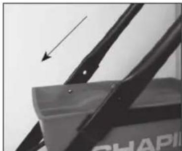 Chapin 84000 - Assemble Bottom Handle to Hopper/Wheel Assembly - 2