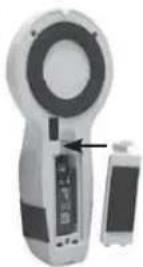 Laserliner 080.955A - Insetting av batteriet - 1