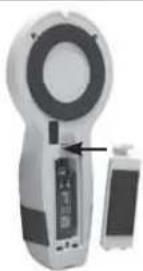 Laserliner 080.955A - Pariston asettaminen laitteeseen - 1