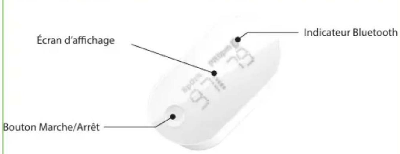 IHEALTH Wireless Pulse Oximeter Air - Contenu et voyants d'affichage - 1