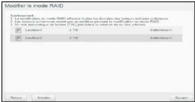 WESTERN DIGITAL My Cloud Mirror Gen 2 - Modification du mode RAID - 4