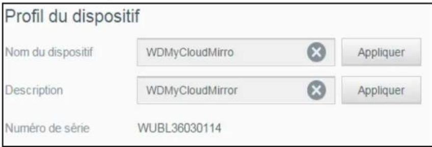 WESTERN DIGITAL My Cloud Mirror Gen 2 - Profil du dispositif - 1