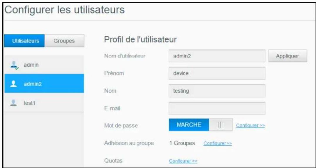 WESTERN DIGITAL My Cloud Mirror Gen 2 - Assigner un accès aux dossiers partages aux groupes - 1