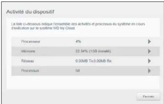 WESTERN DIGITAL My Cloud Mirror Gen 2 - Activité réseau - 2
