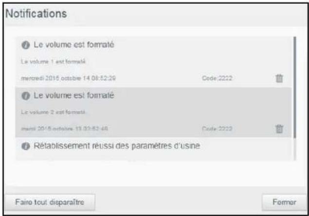 WESTERN DIGITAL My Cloud Mirror Gen 2 - Annulation d'une alerte - 1