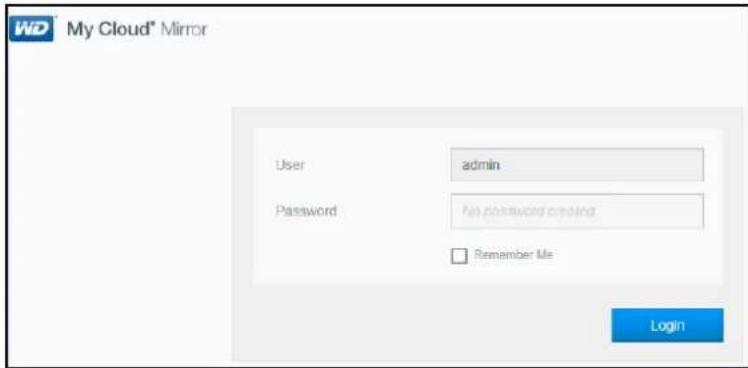 WESTERN DIGITAL My Cloud Mirror Gen 2 - Connexion au My Cloud Mirror - 1