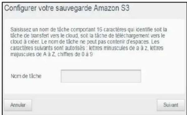 WESTERN DIGITAL My Cloud Mirror Gen 2 - Activation d'une sauvegarde dans le cloud Amazon S3 - 2