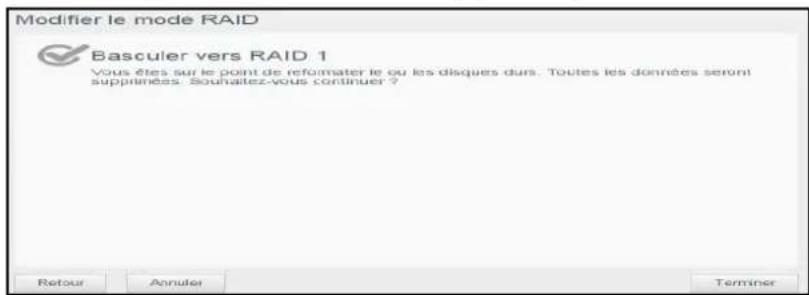 WESTERN DIGITAL My Cloud Mirror Gen 2 - Modification du mode RAID - 8