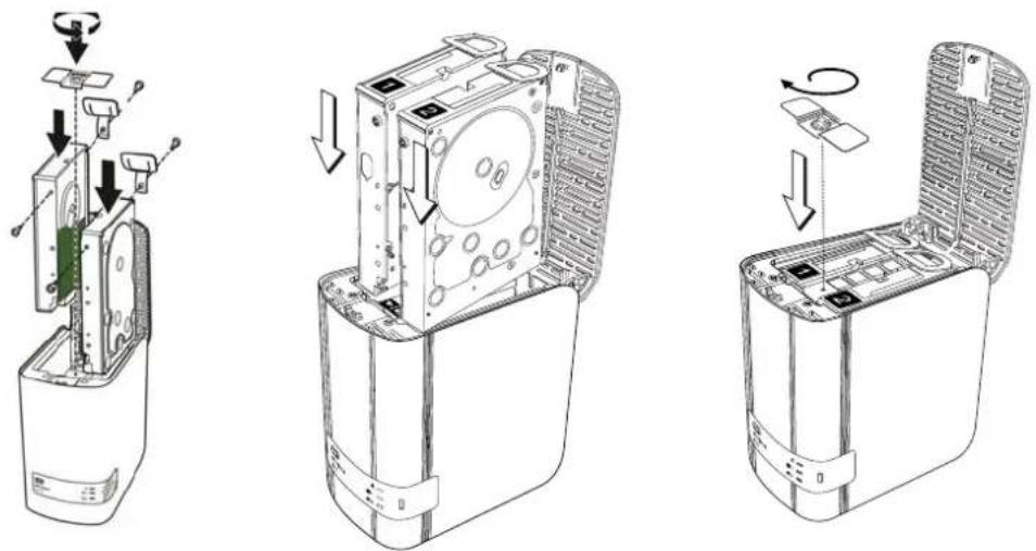 WESTERN DIGITAL My Cloud Mirror Gen 2 - Insertion d'un ou de deux disques - 1