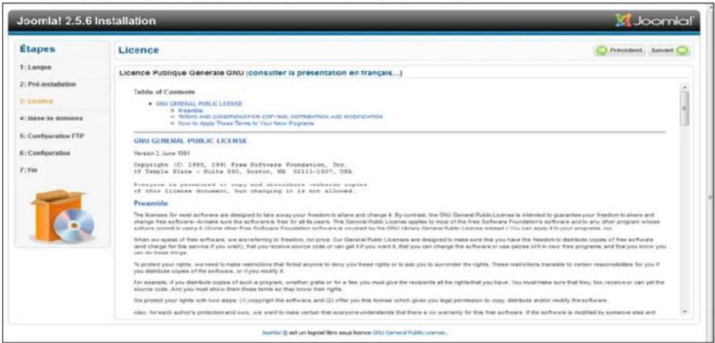 WESTERN DIGITAL My Cloud Mirror Gen 2 - Lisez la déclaration de licence Joomla! et cliquez sur Suivant. - 1