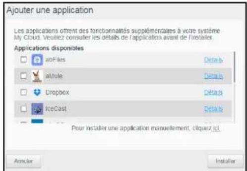 WESTERN DIGITAL My Cloud Mirror Gen 2 - Ajouter une application manuellement - 2