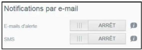 WESTERN DIGITAL My Cloud Mirror Gen 2 - Notifications par e-mail - 1