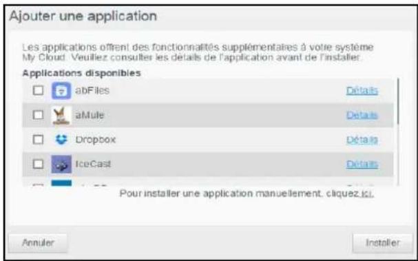 WESTERN DIGITAL My Cloud Mirror Gen 2 - Ajouter une application - 1