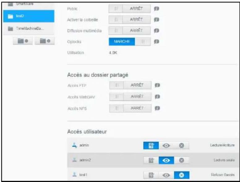 WESTERN DIGITAL My Cloud Mirror Gen 2 - Rendre un partage privé - 1