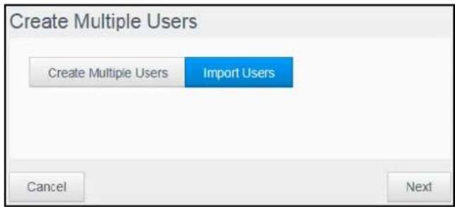 WESTERN DIGITAL My Cloud Mirror Gen 2 - Importation de plusieurs utilisateurs - 1
