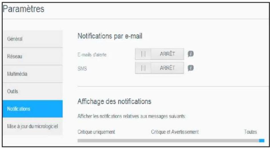 WESTERN DIGITAL My Cloud Mirror Gen 2 - Notifications - 1