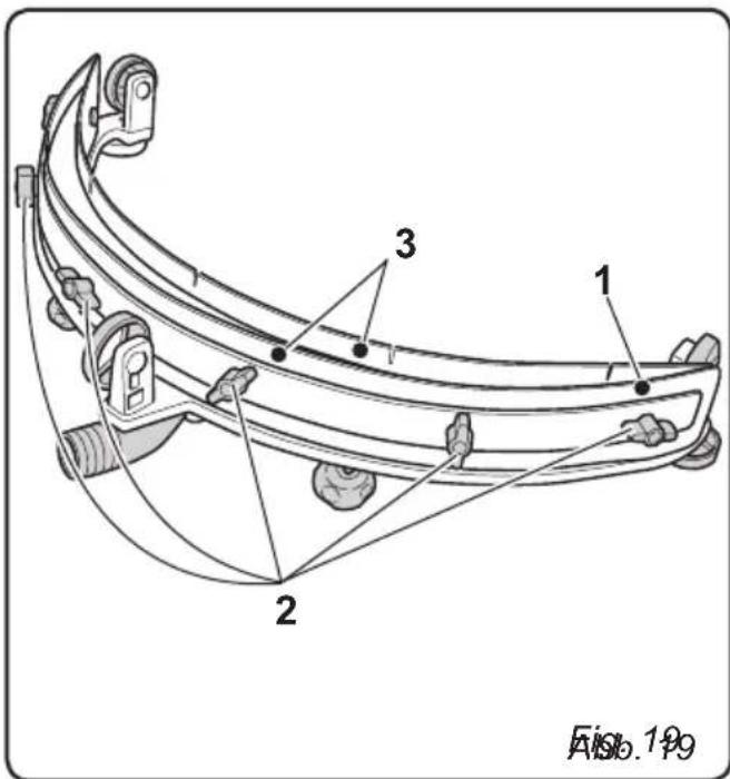 Ghibli Winner 38E - 11.1.g - Druckeinstellung der Wischergummis (Abb. 20) - 1