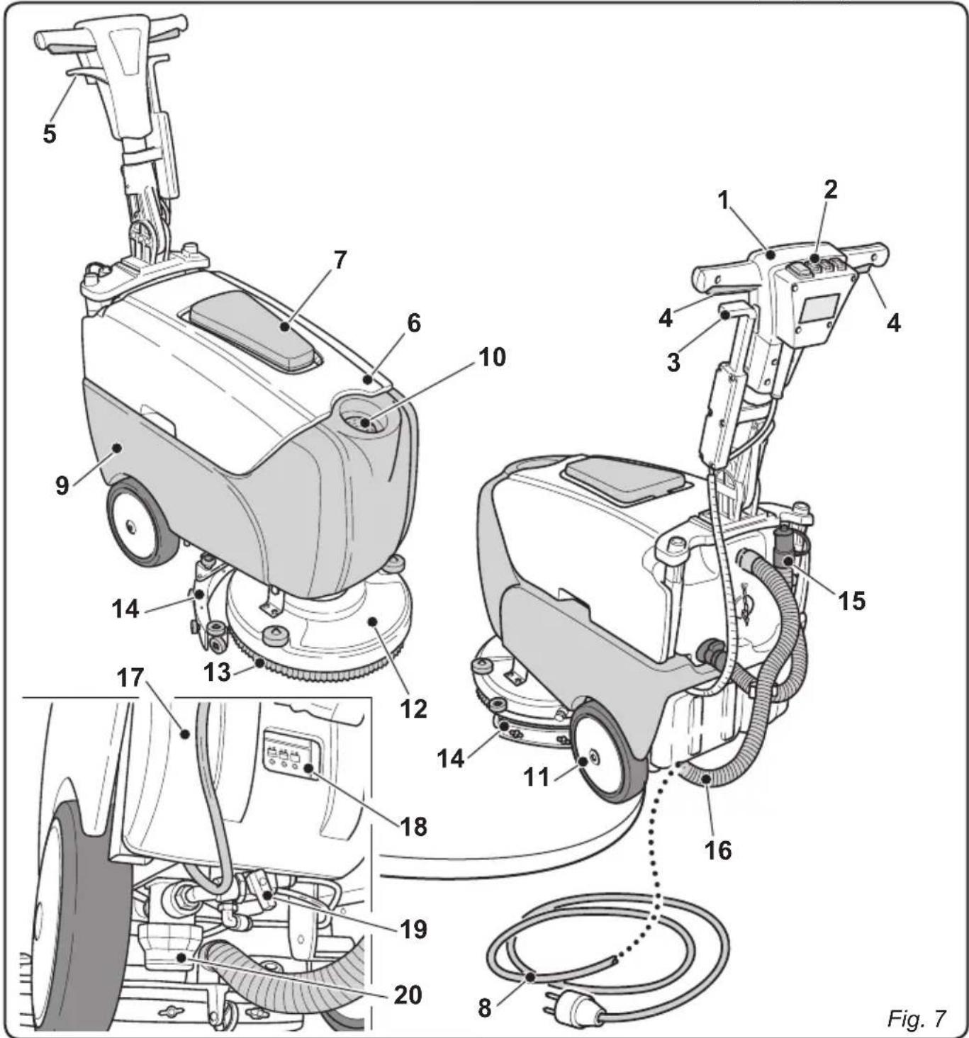 Ghibli Winner 38E - CONNAISSANCE DE LA MACHINE (Fig. 7) - 1