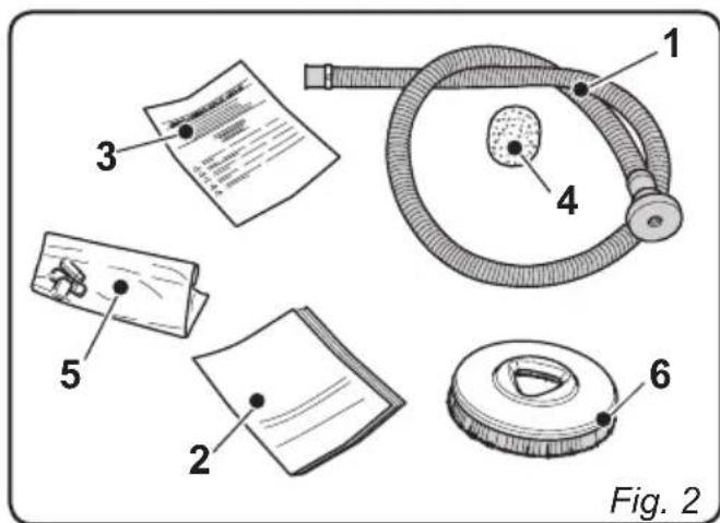 Ghibli Winner 38E - 3.1.a - Positioning of the handle (Fig. 3) - 2
