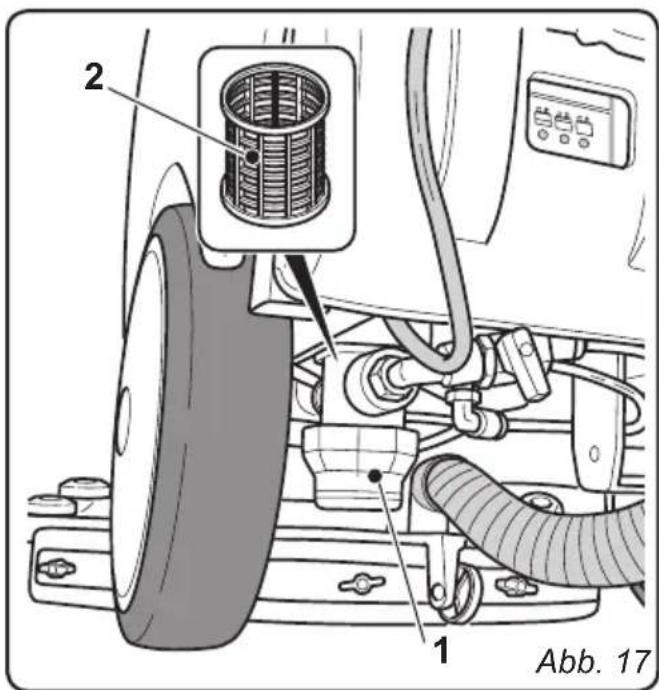 Ghibli Winner 38E - 11.1.e - Auswechseln der Bürste (Abb. 18) - 1