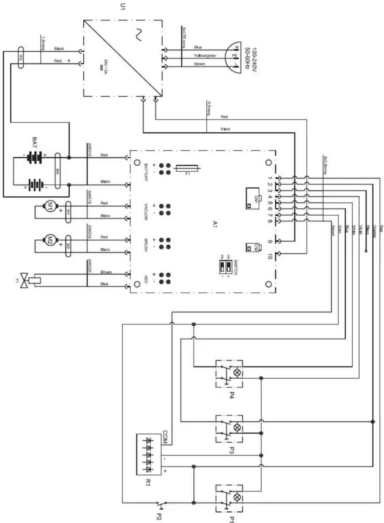 Ghibli Winner 38E - SCHEMI ELETTRICI - 1