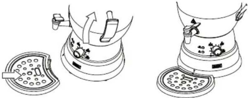 BEEM Samowar 3000 - Tropfschale montieren - 1