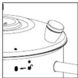 BEEM Samowar 3000 - Wasserbehälter mit Deckel verschlieben - 2