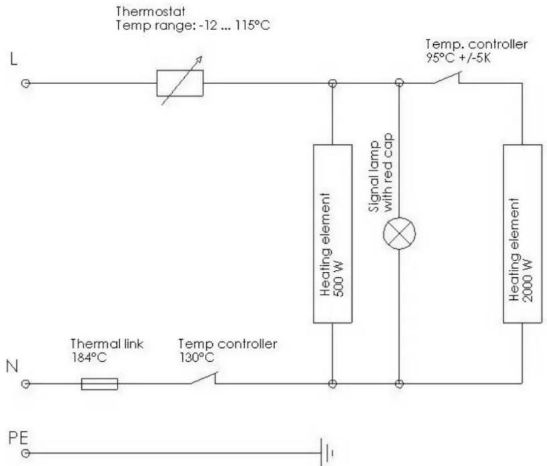 BEEM Mr. Tea - Schaltplan/Wiring diagram/Plan de distribution/ Diagrama de circuitos/ Schema elettrico/schakelschema/ Devre plani /эльектуеская схema - 1