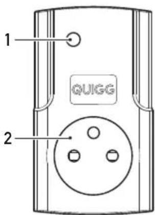 QUIGG GTFSI09 - DESIGNATION DE PIECES DE LA PRESE RADIOCOMMANDEE - 1