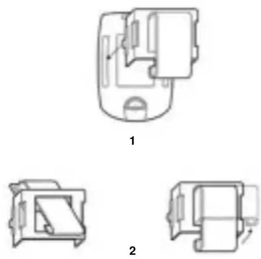 OREGON SCIENTIFIC GP801 - Port de l'émetteur-récepteur fixé à la ceinture : - 1