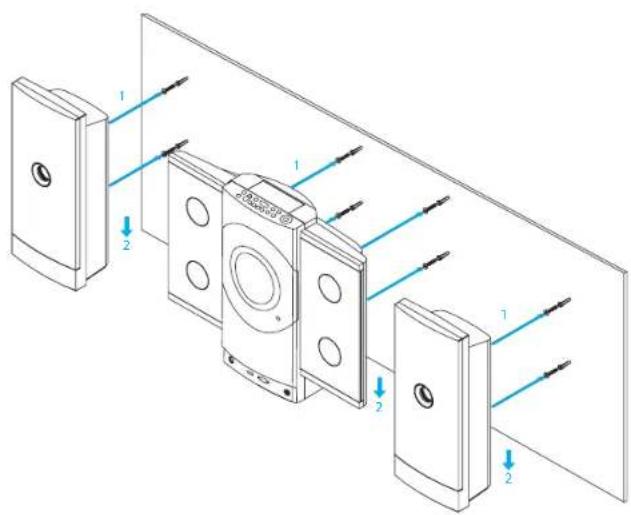 ILUV IMM9500 - Installation sur un mur - 1