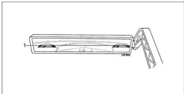 BOSCH EFLE50 - Aligning the aiming device with the longitudinal axis of the vehicle - 1