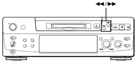 SONY MDSS38 - Localización de un punto particular de una canción - 1