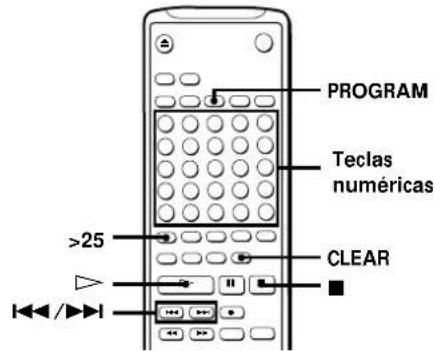 SONY MDSS38 - Creación de su propio programa (Reproducción programada) - 2