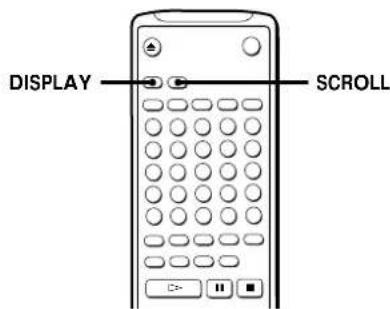 SONY MDSS38 - Utilisation de l'affichage - 2