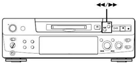 Diagram of a CD-ROM front panel with control knobs, dials, and indicator lights labeled D41 and /