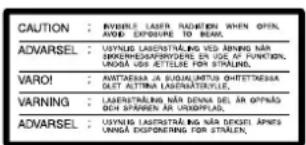 CAUTION : RIVIDERE LASER RADIATION WHEN OPEN AVOID: EXPOSURE TO BEANS. ADVARSEL : USYNLG LASERSTÄRLÄNG VEG ABNING NÄR SINKEMHESAFIRYDERE EN UGE AF PUNKTIGN. VONGA UGS BETTELE DE STRÄLEN. VARO! : ANSTAESSA JA BUDUALMENTUS OHTETTESKA DACT AUTOMA LASERASTRAVILLE. VARNING : LASERSTÄRLÄNG NÄR DENNA DEL ÄR OPFNÄG DOK SPÄRREN AR UROOPFLAS. ADVARSEL : USYNLG LASERSTÄRLÄNG VEG DEKSEL APNE UNIGÄ DEDPÖNERING FOR STRÄLEN.