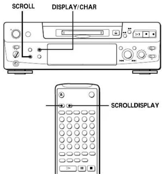 SONY MDSS38 - Utilización del visualizador - 1