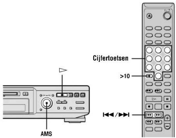 Cijfertoetsen >10 AMS