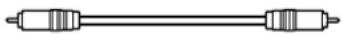 SONY MDSJE440 - Câble de liaison numérique coaxiaux (pour les modèles MDS-JE640 européens seulement) (1) (non fournis) - 1