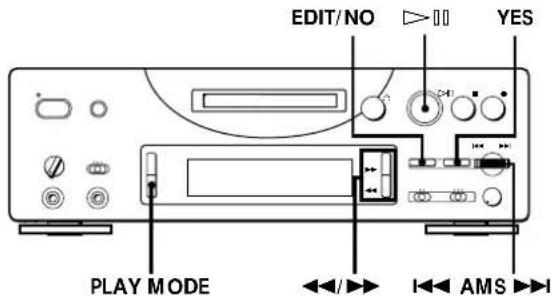 SONY MDSPC1 - Creating Your Own Program (Program Play) - 1