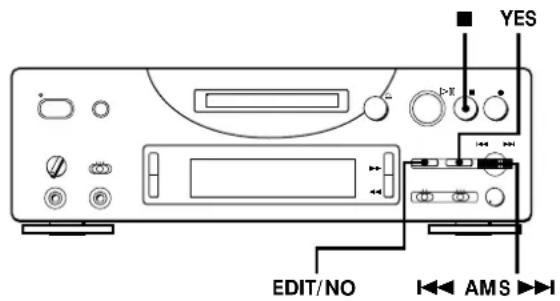 SONY MDSPC1 - Moving Recorded Tracks (MOVE Function) - 2