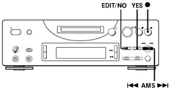 SONY MDSPC1 - Marking Track Numbers While Recording (Track Marking) - 1