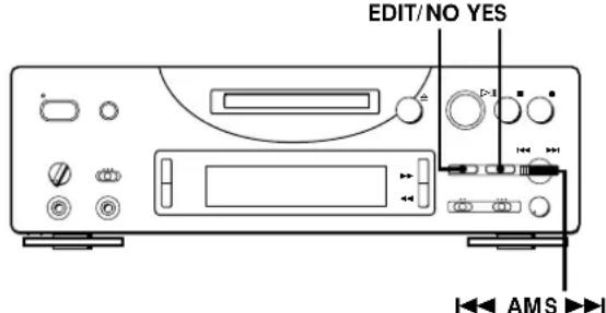SONY MDSPC1 - Annulation du dernier montage (Fonction UNDO) - 1