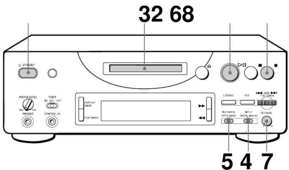 SONY MDSPC1 - Grabación de un minidisco - 1