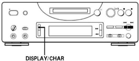 SONY MDSPC1 - Using the Display - 1