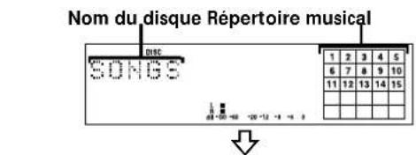 SONY MDSPC1 - Vérification du nombre de plages total, du temps de lecture total, du temps d'enregistrement restant et du titre du disque - 8