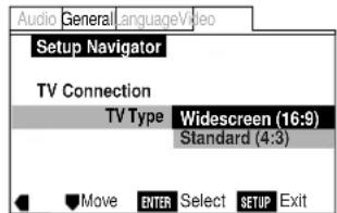 PIONEER XVDV55 - Sélectionnez le type de télévisuer que vous utilisez. - 1