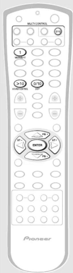 PIONEER XVDV55 - Écoute d'autres sources avec des effets spatiaux - 1