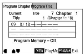 PIONEER XVDV55 - Programmation d'un repertoire de DVD - 3